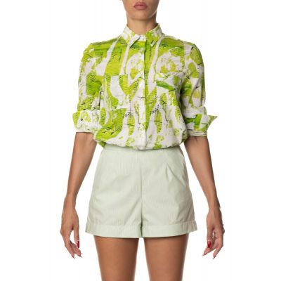 PRINTED VISCOSE SHIRT WITH LONG SLEEVE